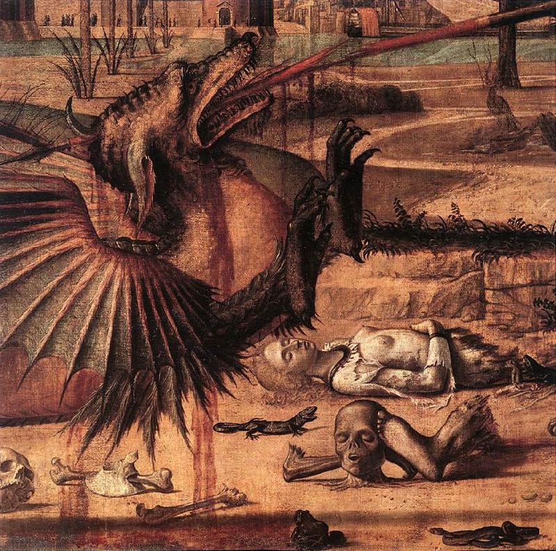 CARPACCIO, Vittore St George and the Dragon (detail)  sdf china oil painting image